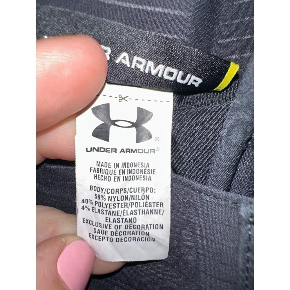 Under Armour Black Stripe Shorts  Size 40‎
